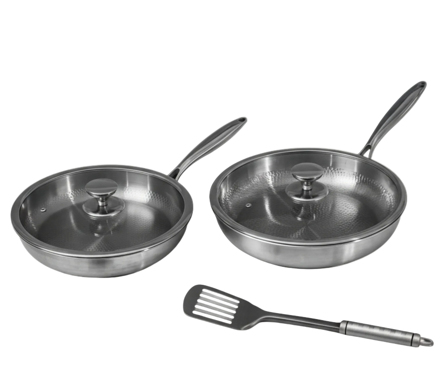 Duo Set Klassieke Titanium Koekenpannen