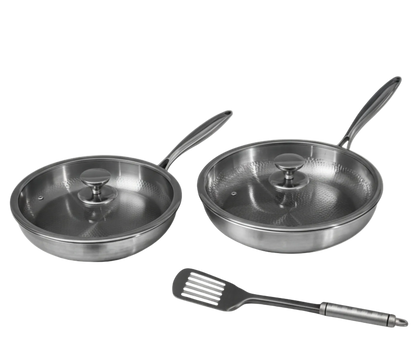Duo Set Klassieke Titanium Koekenpannen
