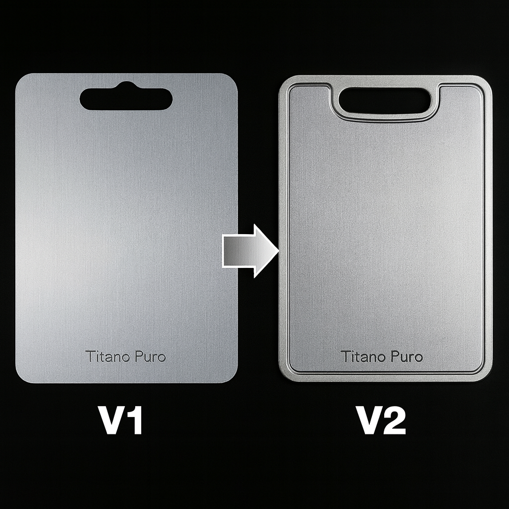 Puur Titanium - Titanium Snijplank V2